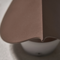 Alani 9w LED Leaf Style Wall Light IP65 Rust - Image 3