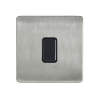 Kinetic Plated 1 Gang Grid Switch Satin Nickel - Image 2