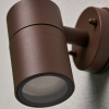 Arbo 1lt GU10 Carbon Fibre Down WL IP44 Rust - Image 3