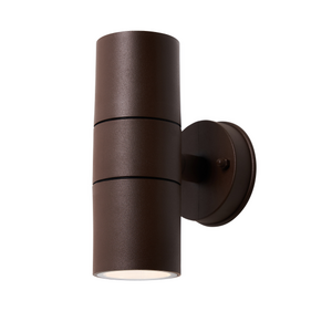 Arbo 2lt GU10 Carbon Fibre Up & Down WL IP44 Rust
