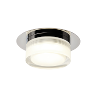 Amalfi 5w LED 1lt Plate Flush 4k Chrome