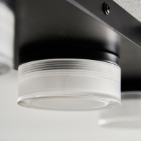 Amalfi 20w LED 4lt Bar Flush Matt Black - Image 3