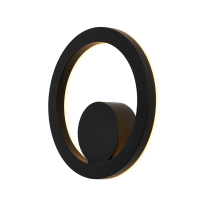 Eclipse 12w LED Wall Light IP65 Black