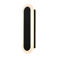 Ren 10w CCT Linear Wall Light IP65 Black