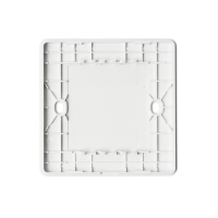 Kinetic Back Housing Plated Grid Switch Body White