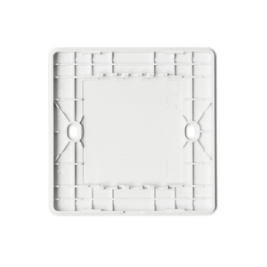 Kinetic Back Housing Plated Grid Switch Body White